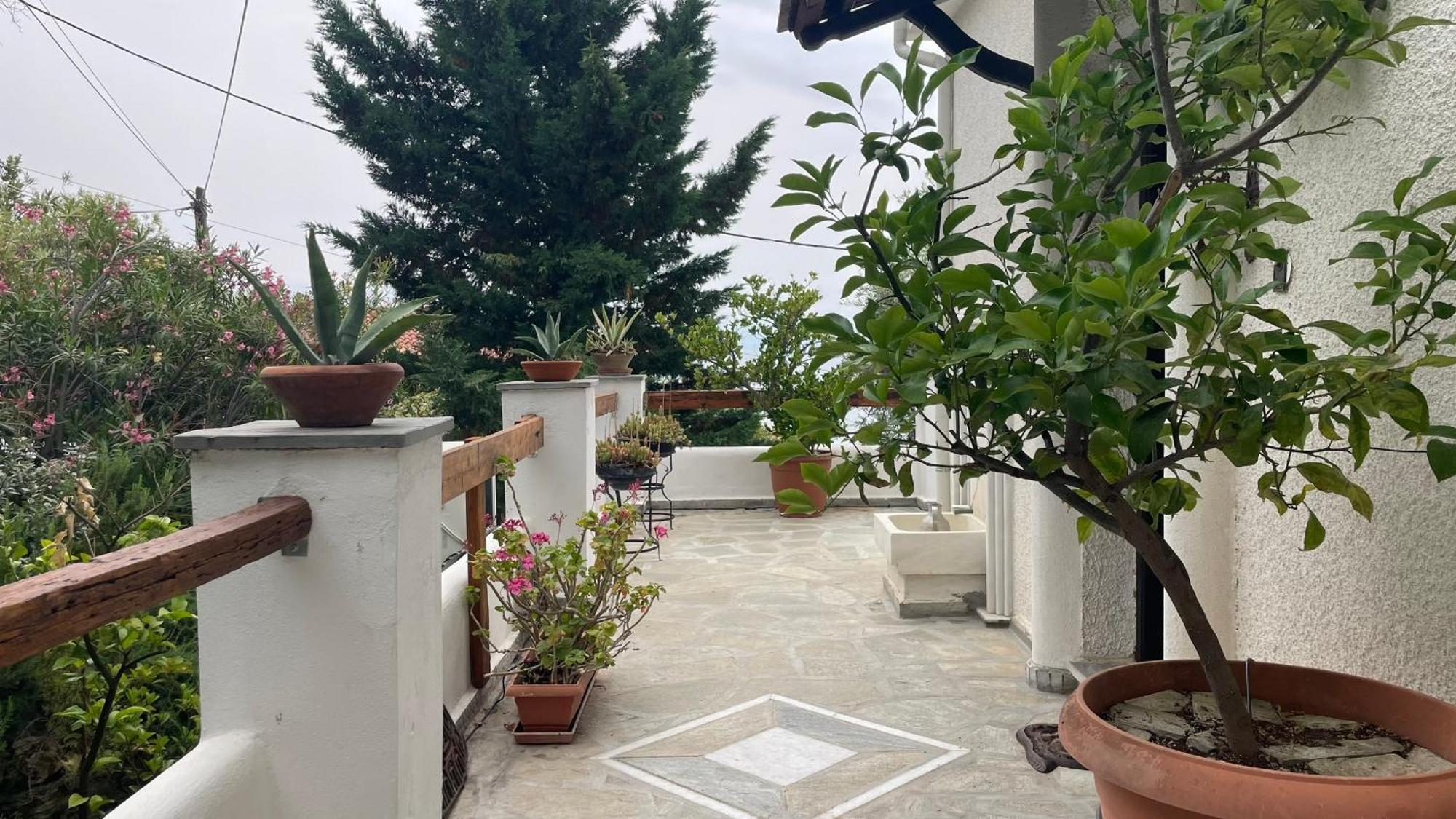 Iris Sea View Villa อาฟิสโซส ภายนอก รูปภาพ