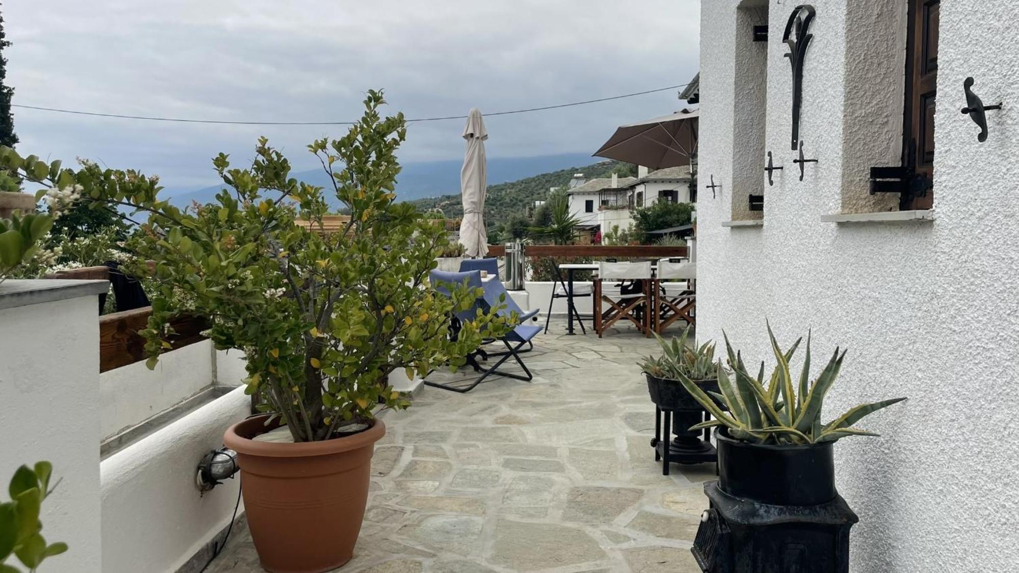 Iris Sea View Villa อาฟิสโซส ภายนอก รูปภาพ